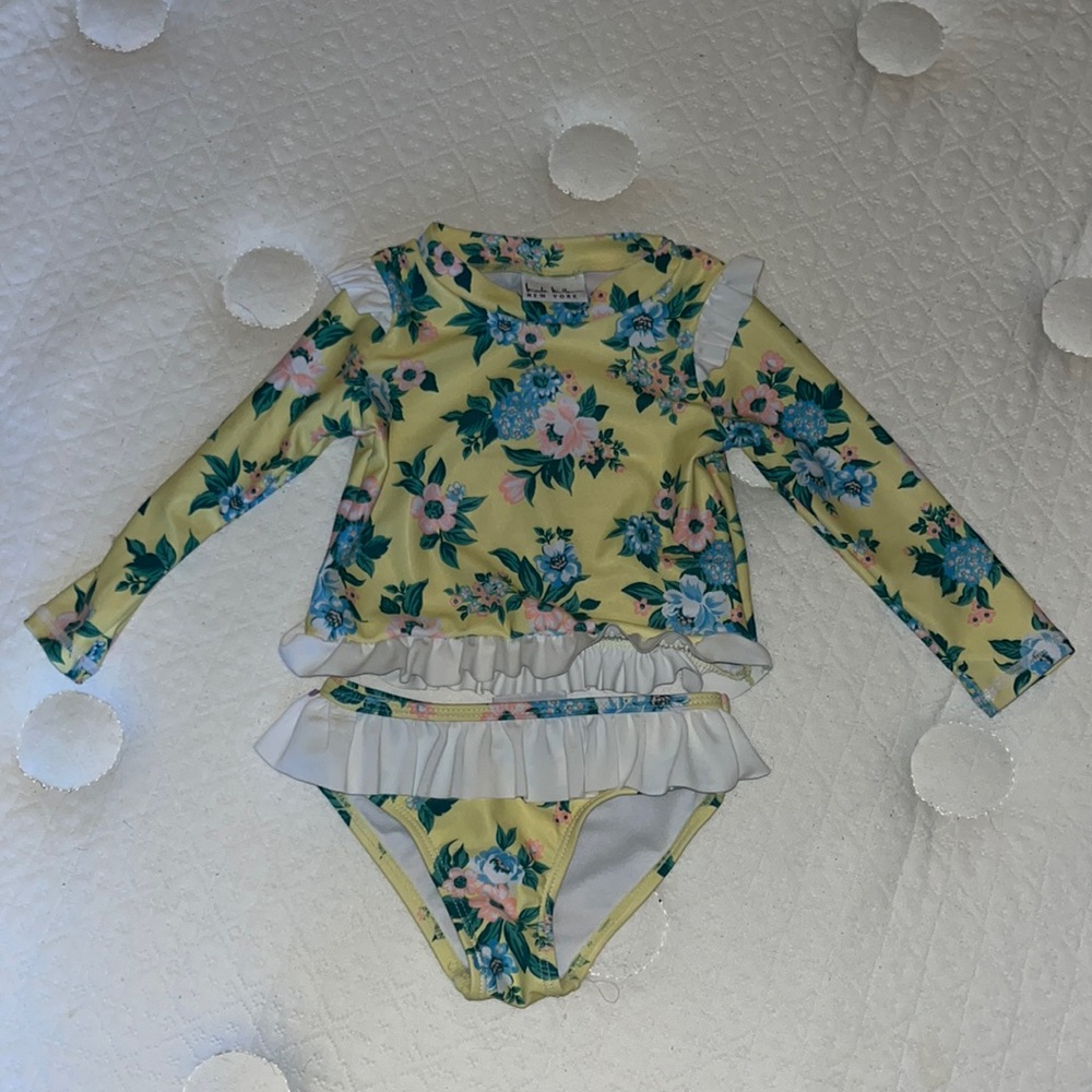 NWOT 18M Two Piece Bathing Suit